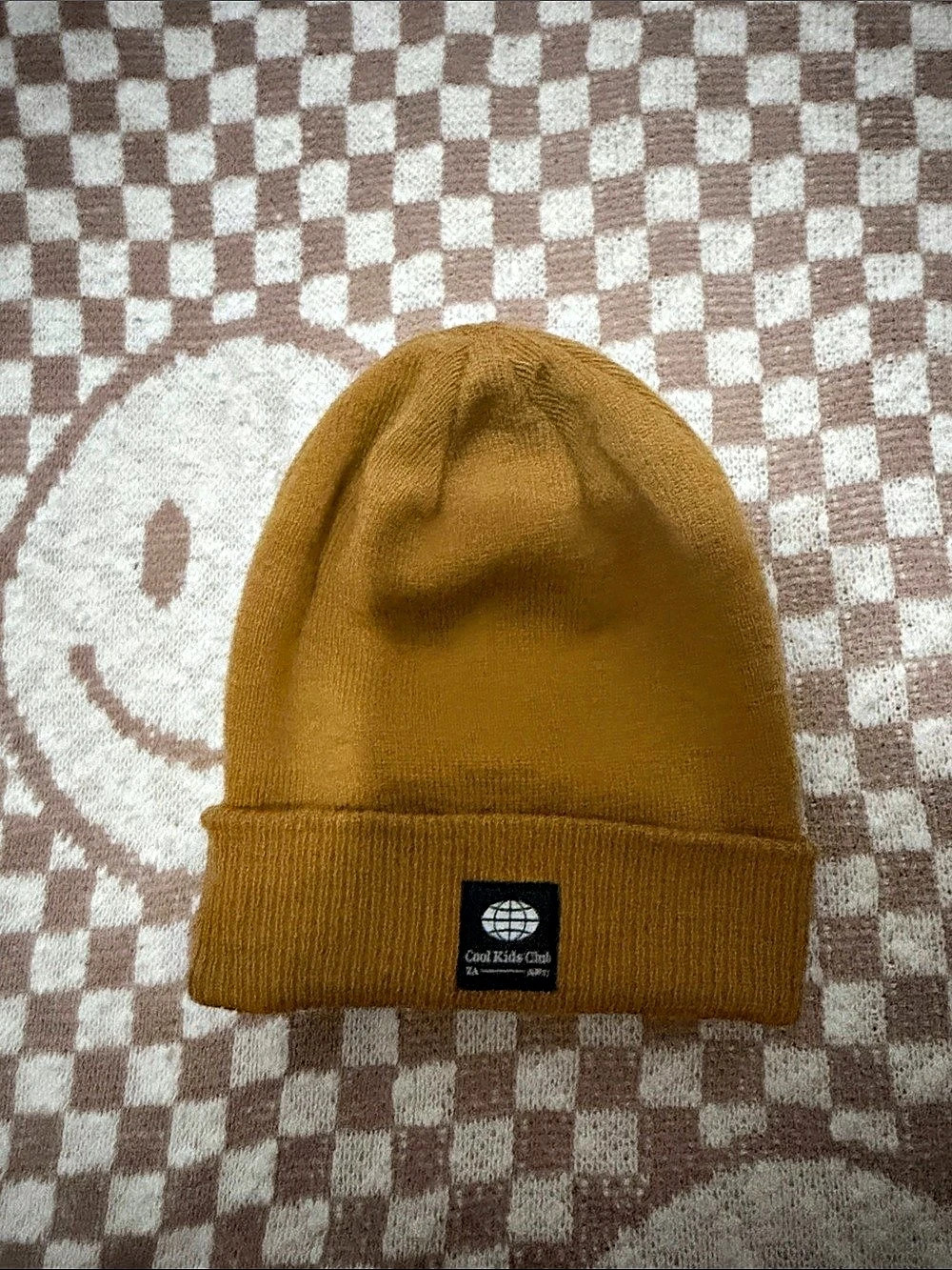 Zara - Kids Cool Kids Club Knit Beanie in Mustard Yellow